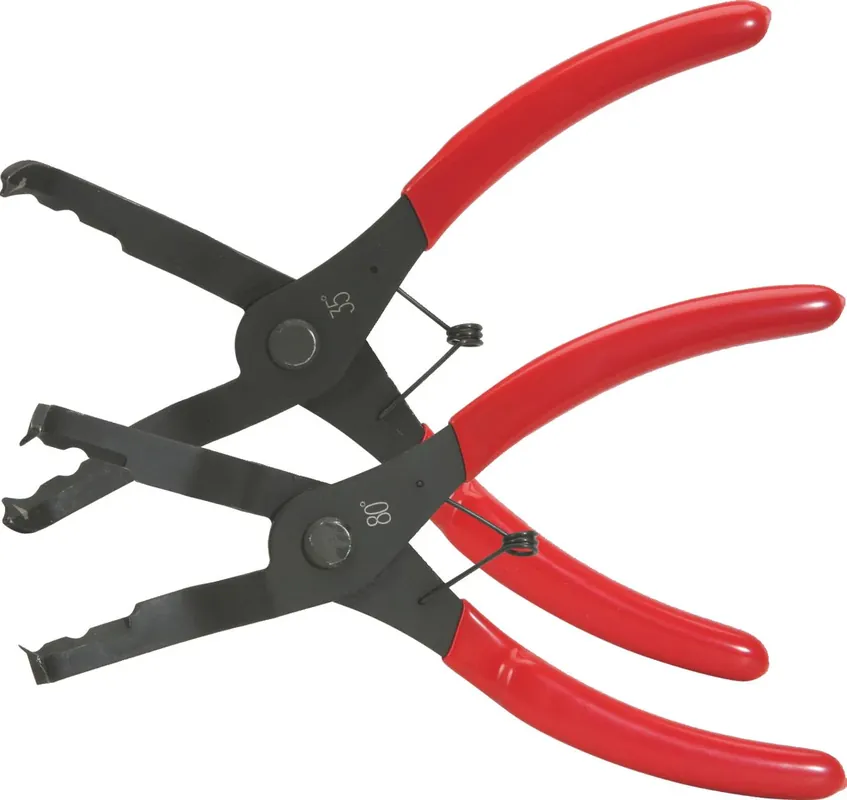 KS TOOLS Trim-Clip-Zangen-Satz, 2-tlg ( 115.1086 ) Super-Preis