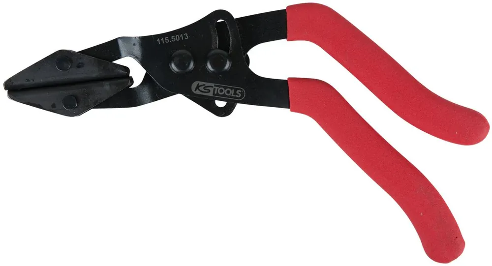 Markenware KS TOOLS Stufenlose-Abklemmzange abgewinkelt, Ø 35,0 mm ( 115.5013 )