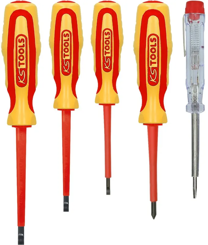 Preis Gesenkt KS TOOLS ERGOTORQUE VDE Schraubendreher-Satz, PH+Schlitz, 5-tlg ( 117.0540 )
