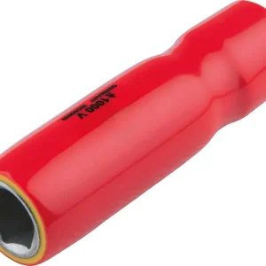 KS TOOLS 3/8" Stecknuss mit Schutzisolierung, lang, 13 mm ( 117.1093 ) Highlight