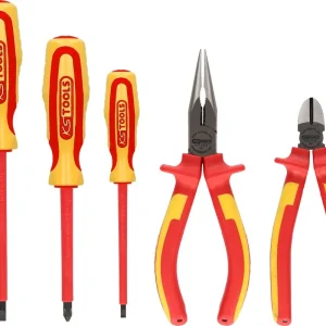 KS TOOLS ERGOTORQUE VDE Zangen- und Schraubendreher-Satz, 5-tlg Variante 1 ( 117.1170 ) Sofort Bestellen