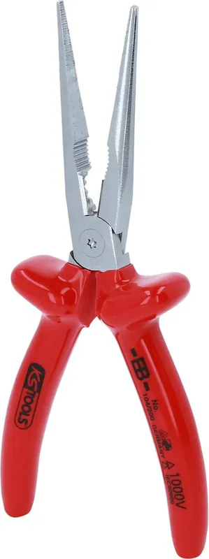 KS TOOLS 1000V Flachrundzange, 200mm ( 117.1291 ) Sichere Zahlung