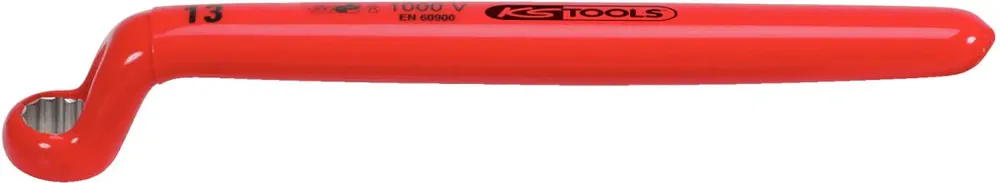 KS TOOLS Ringschlüssel mit Schutzisolierung, gekröpft , 12mm ( 117.1312 ) Garantierte Lieferung