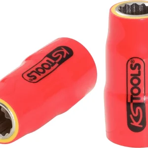 KS TOOLS 3/8" Stecknuss mit Schutzisolierung, 18mm ( 117.3843 ) Abverkauf