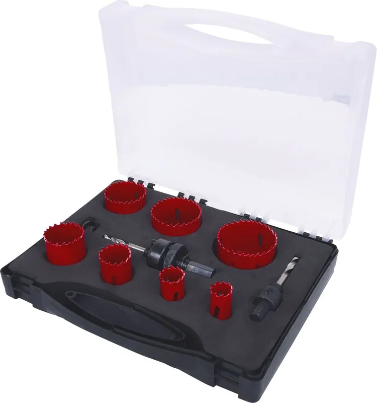 Markenprodukt KS TOOLS Sanitär-Lochsägen-Satz, 9-tlg ( 129.5575 )