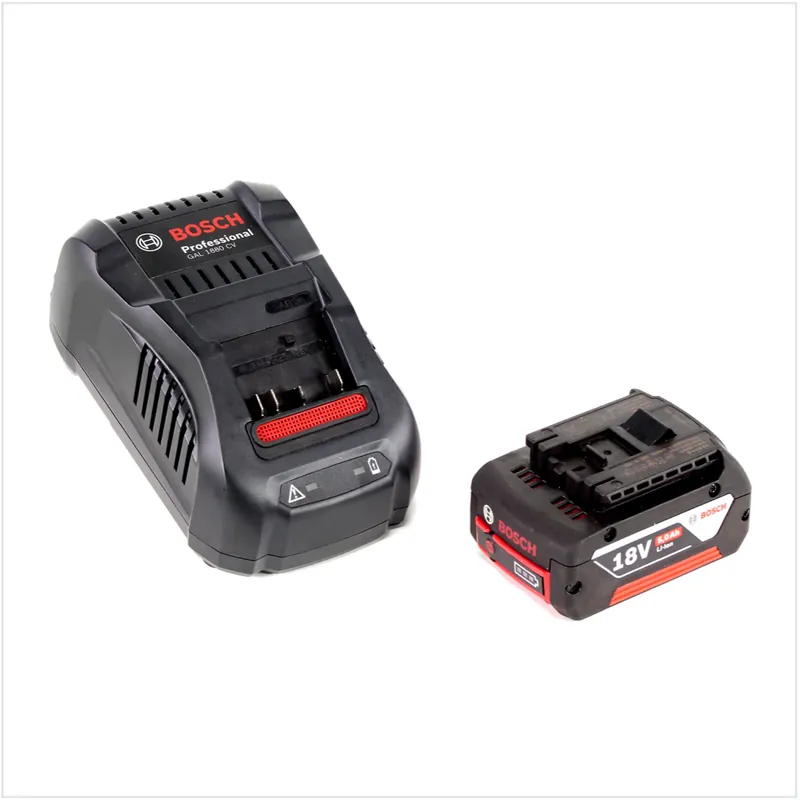 Highlight Bosch Starter-Set 18 V mit 1x GBA 18 V 5,0 Ah Li-Ion Akku + GAL 1880 Schnell Ladegerät