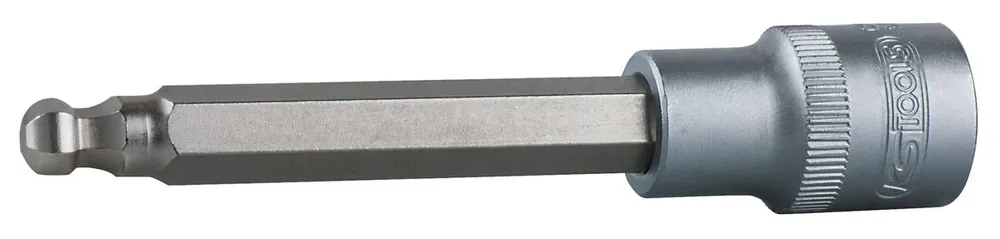 KS TOOLS 1/2" Bit-Stecknuss Innensechskant mit Kugelkopf, lang, 6 mm, 200 mm ( 911.5315 ) Aktuell