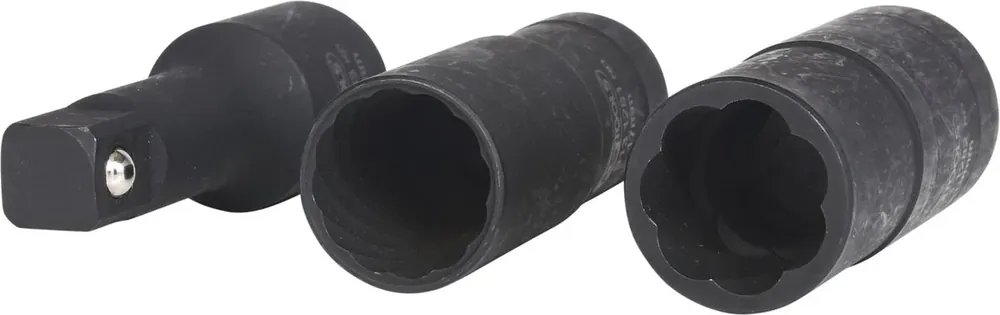 Bestpreis KS TOOLS Spezial-Profil-Kraft-Stecknuss-Satz, 3-tlg,17-19mm ( 913.1280 )