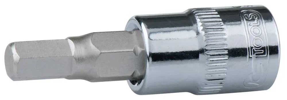 KS TOOLS 3/8" CHROMEplus Bit-Stecknuss Innensechskant, 6mm ( 918.3864 ) Neu