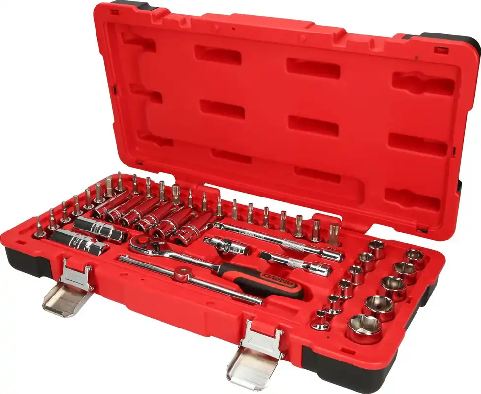 Neu KS TOOLS 3/8" CHROMEplus Steckschlüssel-Satz, 46-tlg ( 958.0646 )
