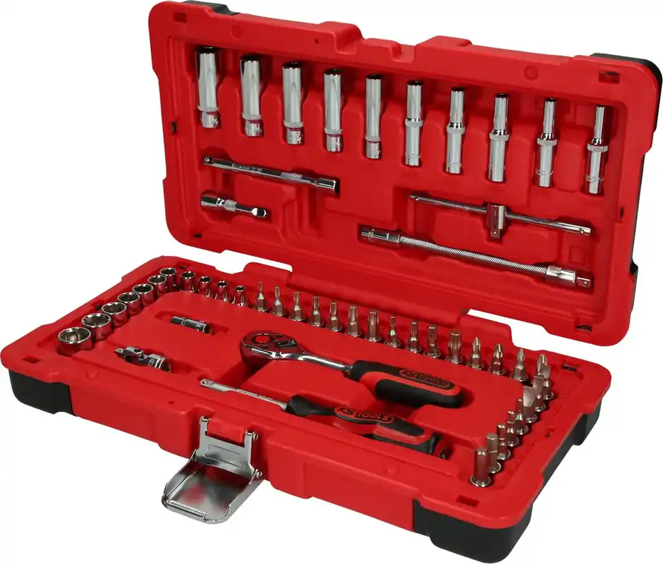 Top-Angebot KS TOOLS 1/4" CHROMEplus Steckschlüssel-Satz, 52-tlg ( 958.0652 )