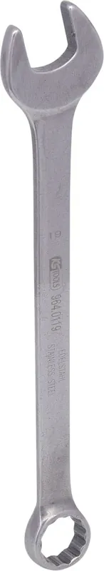 KS TOOLS EDELSTAHL Ringmaulschlüssel, 19mm, abgewinkelt ( 964.0119 ) Bestpreis