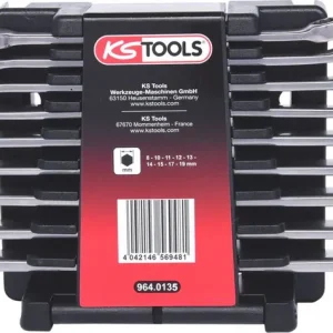 Top-Angebot KS TOOLS EDELSTAHL Ringmaulschlüssel-Satz, abgewinkelt , 9-tlg ( 964.0135 )