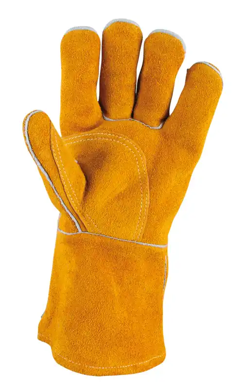 KS TOOLS Schweißer-Lederhandschuhe, 8 ( 985.7034 ) Direktkauf
