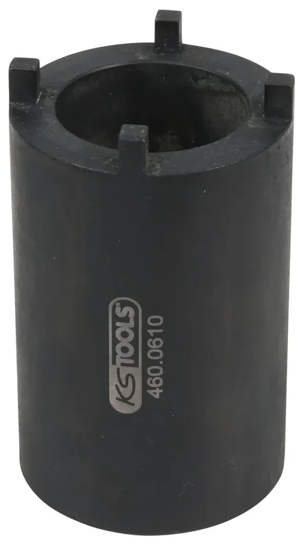 KS TOOLS 1/2" DAF Nutmuttern-Schlüssel für Lenkgestänge-Befestigung mit 4 Zapfen, 52 mm ( 460.0610 ) Aktuell