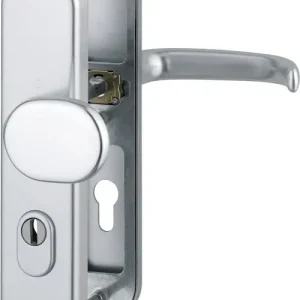 Neuheit HOPPE Schutzgarnitur San Francisco 86G/3332ZA/3310/1301 Aluminium F1 ( 3000202009 )