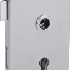 HERMAT Glastürschloss 6033 PZ R- Roma Edelstahl matt ( 3000253946 ) Abverkauf