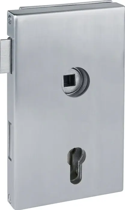 Markenprodukt HERMAT Glastürschloss 6053 PZ R - Molina Edelstahl matt ( 3000253948 )