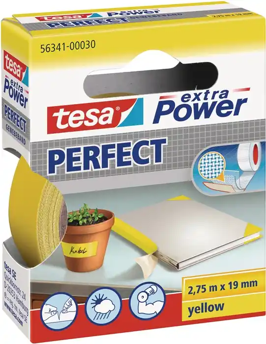TESA Gewebeband extra Power® 56341 gelb ( 3000265352 ) Sichere Zahlung
