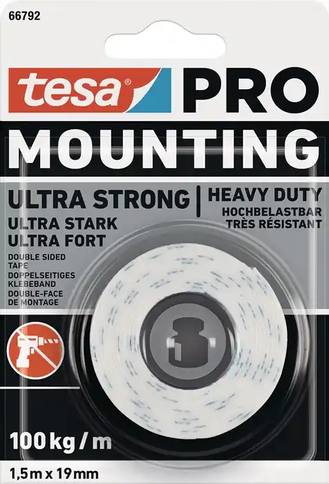 TESA Montageband Mounting PRO Ultra Strong 66792 weiß ( 3000265491 ) Garantierte Lieferung