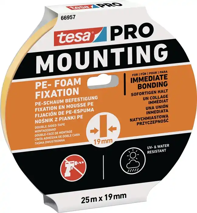 Top-Preis TESA Montageband Mounting PRO PE-Fixation 66957 weiß ( 3000265494 )