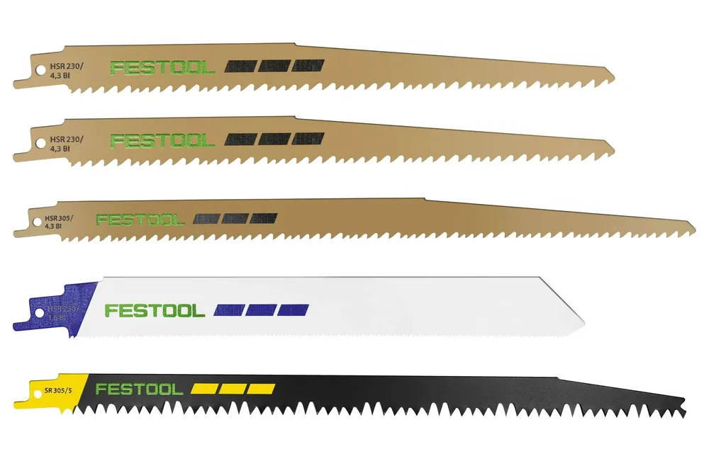 Solange Der Vorrat Reicht Festool RS-Sort/5 Säbelsägeblatt-Set ( 577496 ) für RSC 18
