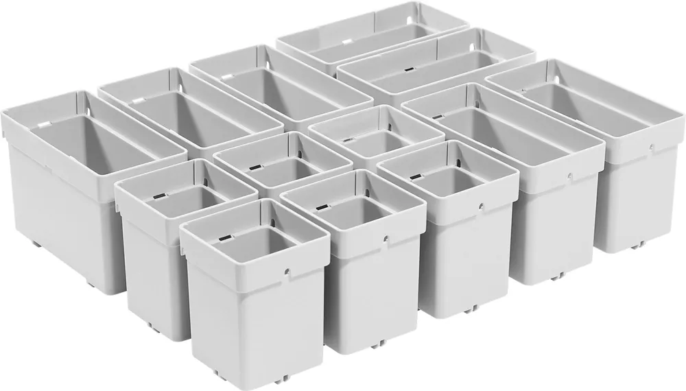 Markenware Festool 50x50/50x100x68-Set Einsatzboxen ( 578056 ) für Sortainer³, Systainer³ Combi, Systainer³ Organizer
