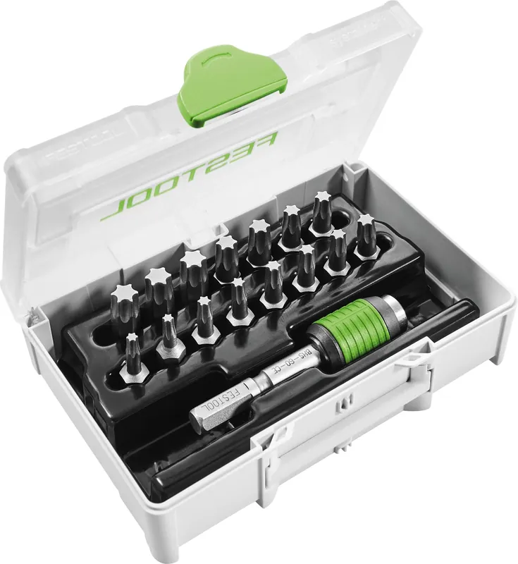 Expressversand Festool SYS3 XXS CE-TX BHS 60 Bit-Sortiment ( 205823 ) für Festool Akku-Bohrschrauber und Akku-Schlagbohrschrauber mit FastFix Aufnahme und Werkzeugfutter WH-CE CENTROTEC