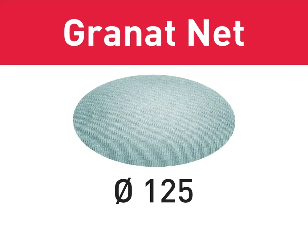 Festool STF D125 P240 GR NET/50 Netzschleifmittel Granat Net ( 203300 ) für RO 125, ES 125, ETS 125, ETSC 125, ES-ETS 125, ES-ETSC 125, ETS EC 125, LEX 125 Top-Seller