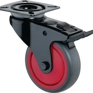 BS ROLLEN Lenkrolle mit Feststeller Rad-Ø 50 mm Tragfähigkeit 50 kg ( 3000275252 ) Heißes Angebot