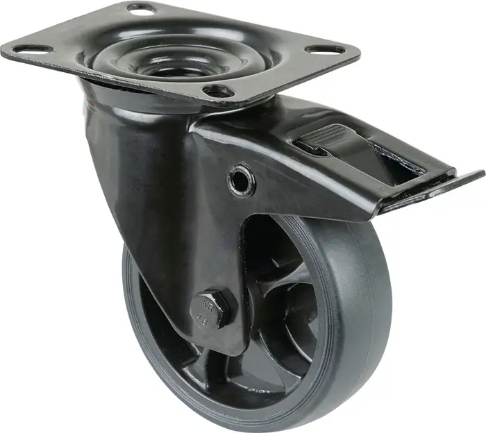BS ROLLEN Lenkrolle Rad-Ø 100 mm Tragfähigkeit 110 kg ( 3000275658 ) Kracherpreis