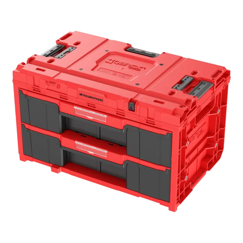Toolbrothers RHINO XXL Drawer 2 ULTRA Schubladenkoffer mit zwei Schubläden + Trennwände 29 L IP66 Sonderangebot