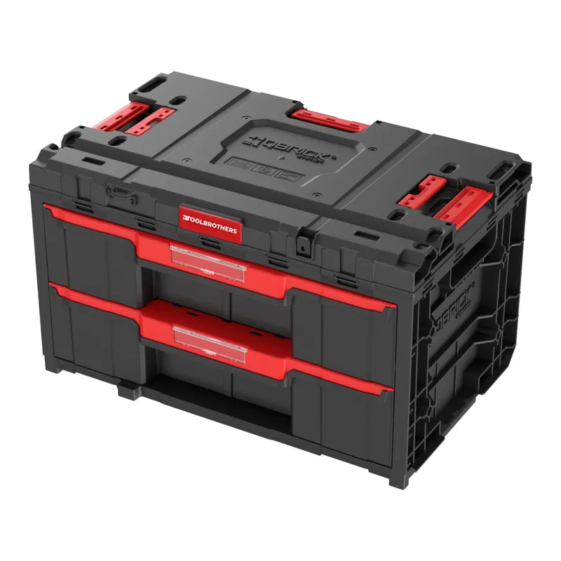 Wochenendangebot Toolbrothers RHINO XXL Drawer 2 ECO Schubladenkoffer mit zwei Schubläden + Trennwände 29 L IP66