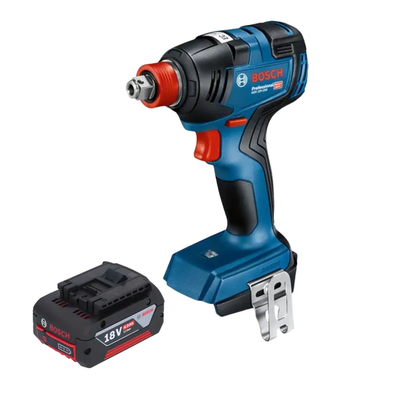 Jetzt Bestellen Bosch GDX 18V-200 Professional Akku Drehschlagschrauber 18 V 200 Nm Brushless + 1x Akku 4,0 Ah - ohne Ladegerät