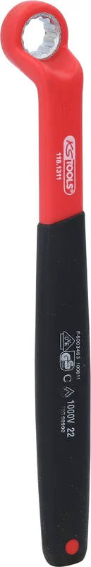 Ausverkauf KS TOOLS Isolierter Ringschlüssel, gekröpft, 11 mm ( 118.1311 )