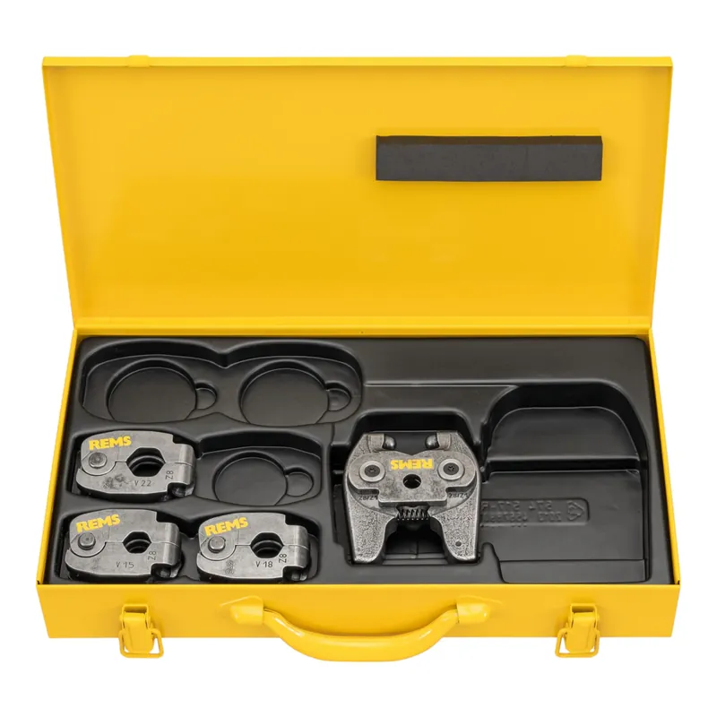 REMS Pressring Set V 15-18-22 S Mini Z8 im Stahlblechkasten ( 574612 R ) Jetzt Bestellen