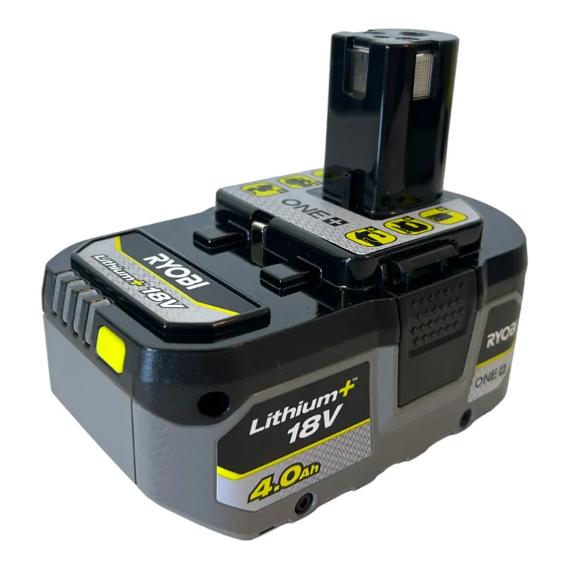 RYOBI RB1840X Akku 18 V 4,0 Ah / 4000 mAh Li-Ion ONE+ HP ( Ryobi RB1840X Akku 18 V 4,0 Ah) mit Ladestandanzeige Preisreduziert