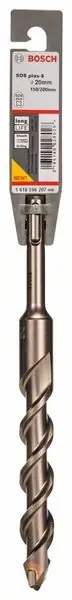 BOSCH Hammerbohrer Plus-5 Ø 20,0 mm Arbeits-L.150 mm L.200 mm ( 4000909849 ) Preisreduziert