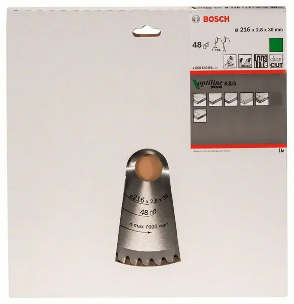 BOSCH Kreissägeblatt Außen-Ø 216 mm Zähnezahl 48 WZ/N ( 4000815443 ) Preiswert