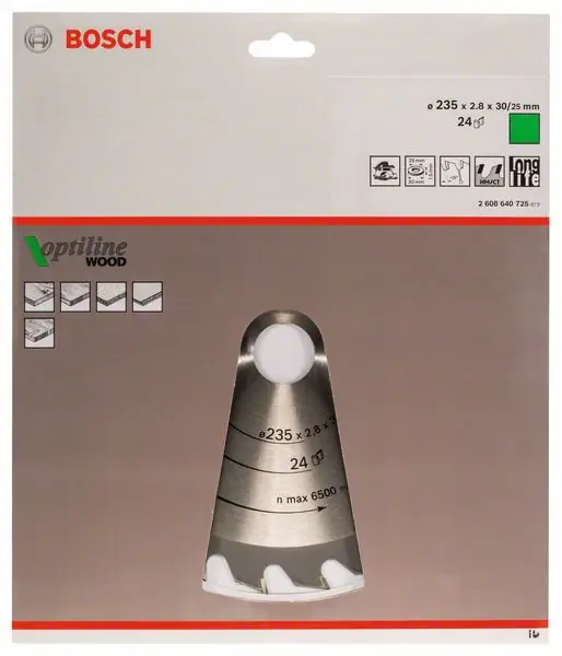 Nur Für Kurze Zeit BOSCH Kreissägeblatt Optiline Wood Außen-Ø 235 mm Zähnezahl 24 WZ ( 4000909022 )