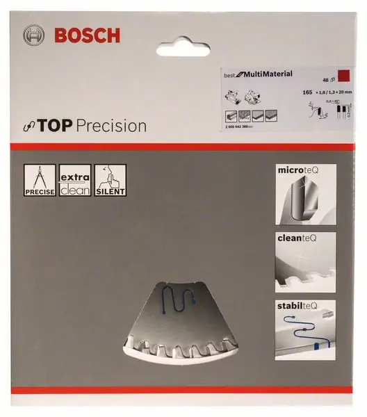 BOSCH Kreissägeblatt Außen-Ø 165 mm Zähnezahl 48 HLTCG ( 8000342274 ) Solange Der Vorrat Reicht