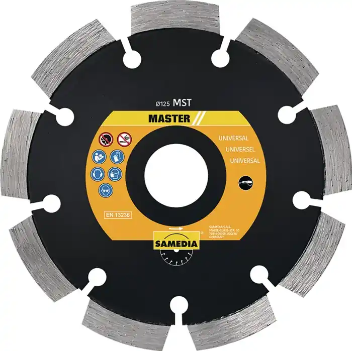 SAMEDIA Diamanttrennscheibe MST Ø 125 mm Bohrung 22,23 mm ( 4000844265 ) Preisknaller