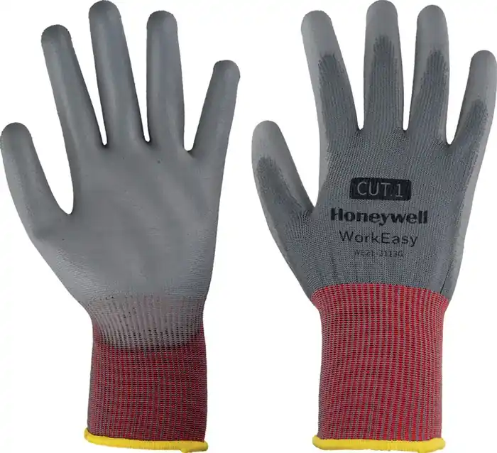 Nur Heute HONEYWELL Handschuhe Workeasy 13G GY PU 1 Größe 9 grau/rot ( 4000391456 )