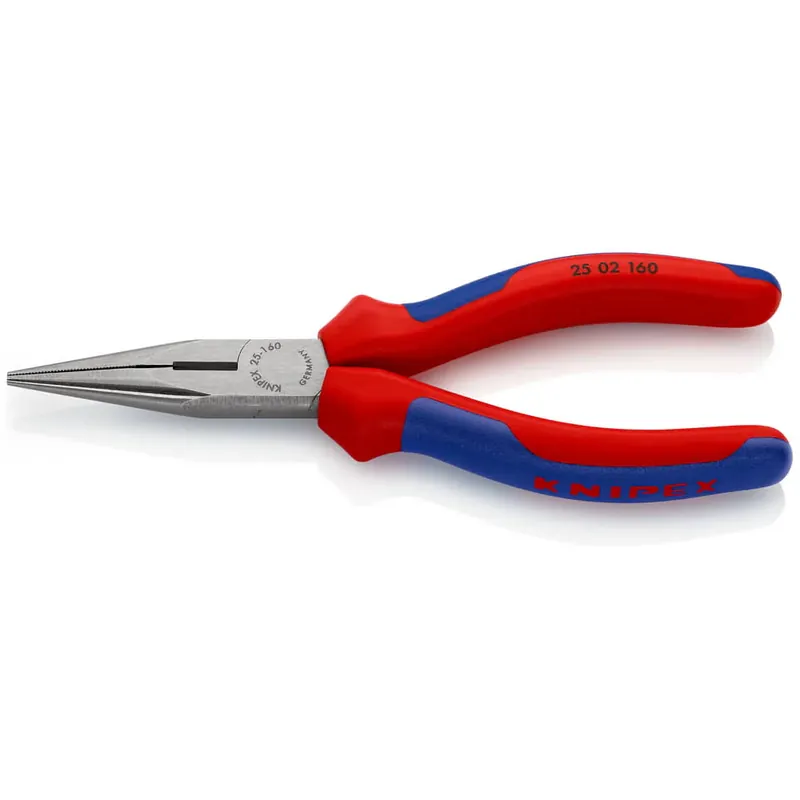 Zertifiziert KNIPEX Flachrundzange Länge 160 mm flach/rund gerade ( 4000810318 )