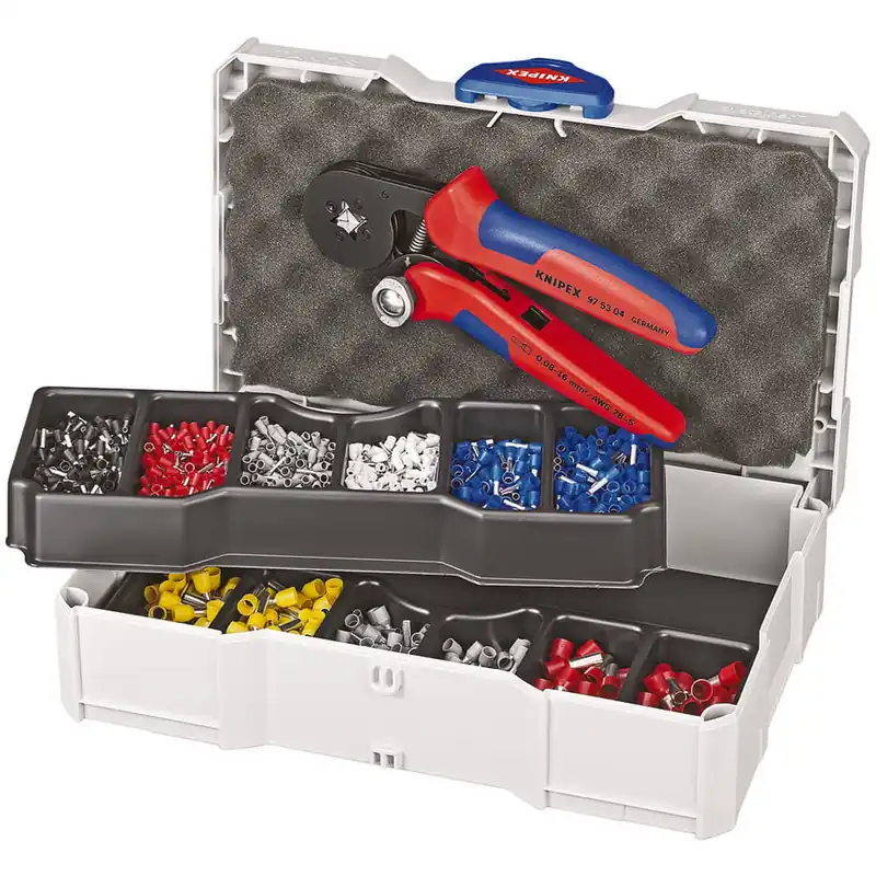 Markenprodukt KNIPEX Aderendhülsensortiment 1251 teilig 0,50 - 10,00 mm² ( 4000810388 )