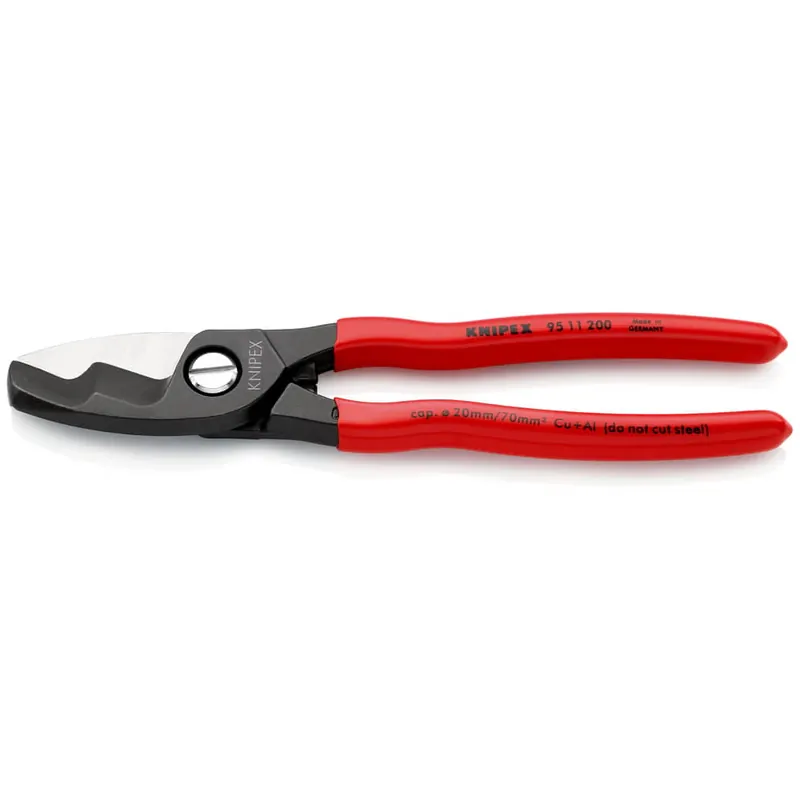 Neue Ware KNIPEX Kabelschere Länge 200 mm ( 4000810911 )