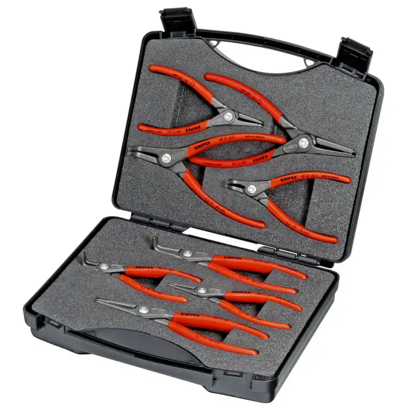 KNIPEX Präzisionssicherungsringzangensatz 8-teilig in Kunststoffkoffer ( 4000795294 ) Preisreduziert