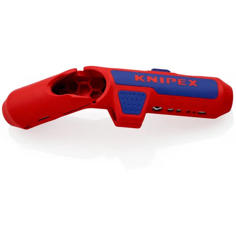 Neue Ware KNIPEX Universal Abmantelungswerkzeug ErgoStrip® Gesamtlänge 130 mm für Linkshänder ( 8000272707 )