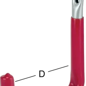 VORMANN Wandhaken U-Form rotgummi Ausladung 250 mm ( 3000273045 ) Billig