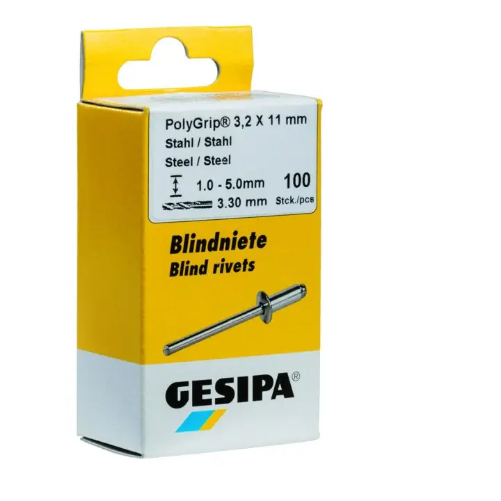 Markenprodukt GESIPA Blindniet PolyGrip® Nietschaft d x l 4 x 17 mm ( 4000813788 )